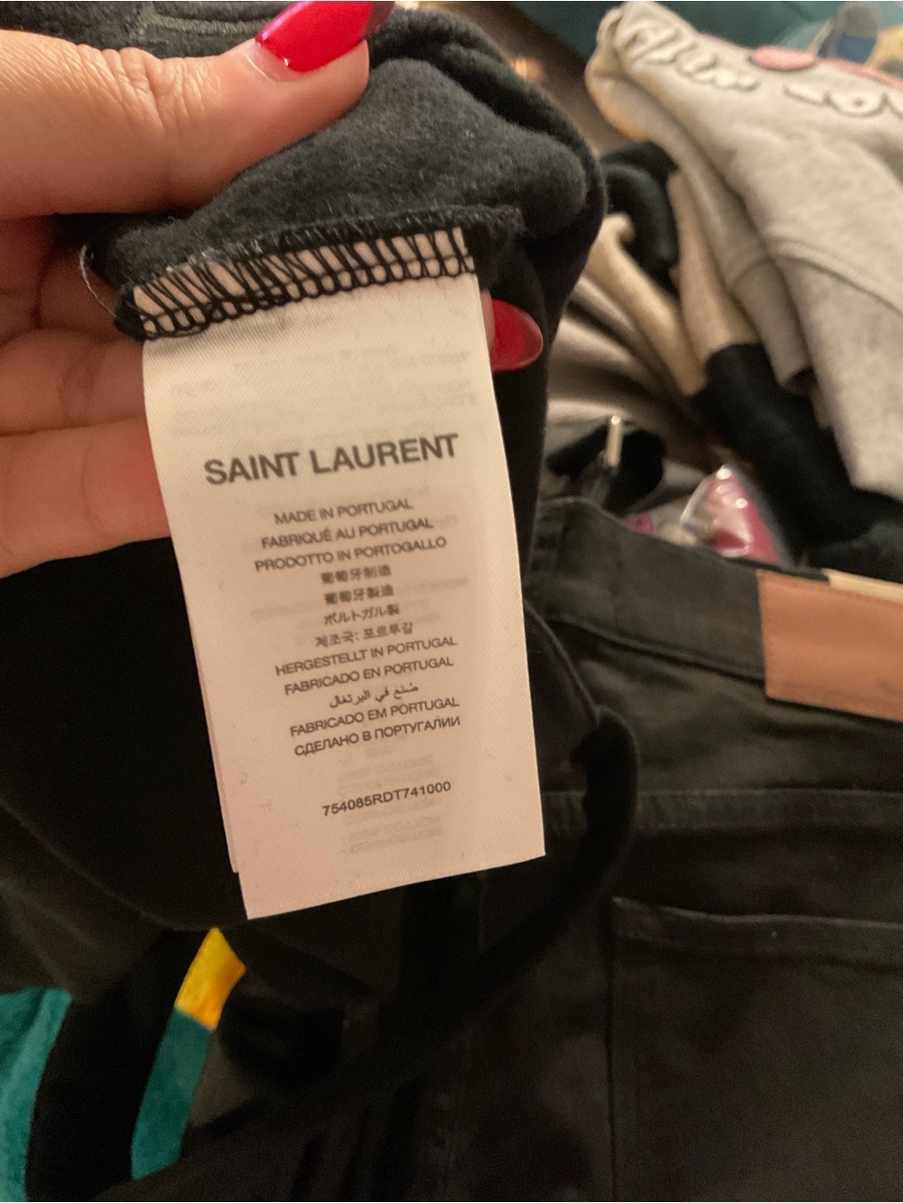 Saint Laurent Rive Droite tote bag with box - Picture 4 of 7